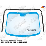 Молдинг лобового стекла KIA SORENTO I 02-09 FLEXLINE