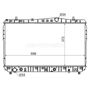 Радиатор DAEWOO NUBIRA/CHEVROLET LACETTI/SUZUKI FORENZA 1.4/1.6/1.8 03- SAT