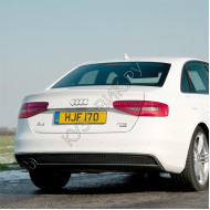 Бампер задний в цвет кузова Audi A4 B8 (2012-2015) рестайлинг под парктроники