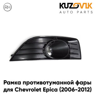 Рамка противотуманной фары правая Chevrolet Epica (2006-2012) KUZOVIK