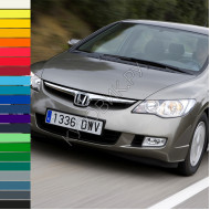Бампер передний в цвет кузова Honda Civic 8 (2005-2008) седан