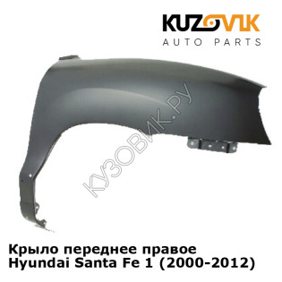 Крыло переднее правое Hyundai Santa Fe 1 (2000-2012) KUZOVIK Крыло переднее правое Hyundai Santa Fe 1 (2000-2012) KUZOVIK