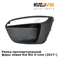 Рамка противотуманной фары левая Kia Rio X-Line (2017-) KUZOVIK