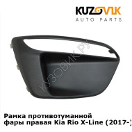 Рамка противотуманной фары правая Kia Rio X-Line (2017-) KUZOVIK