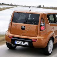 Бампер задний в цвет кузова Kia Soul 1 (2008-2011)