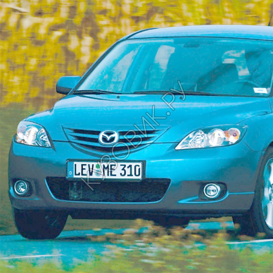 Бампер передний в цвет кузова Mazda 3 BK (2006-2009) хэтчбек