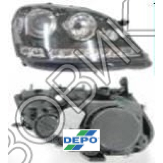 Тюнинг-фары (комплект) Mercedes W164 (2005-2008) DEPO