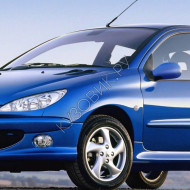 Крыло переднее левое в цвет кузова Peugeot 206 (1998-2010)