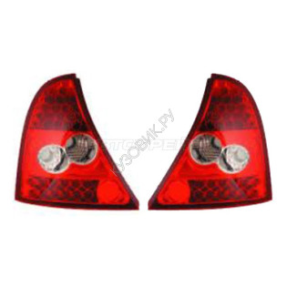 Фонарь задний RENAULT CLIO/SYMBOL 98-01 5D хром диодный тюнинг комплект R+L EAGLE EYES