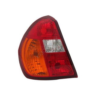 Фонарь задний RENAULT CLIO 98-04 4D/SYMBOL 98-08 лев желтый TYC