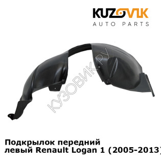 Подкрылок передний левый Renault Logan 1 (2005-2013) KUZOVIK
