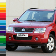 Бампер передний в цвет кузова Suzuki Grand Vitara 3 (2008-2012) рестайлинг